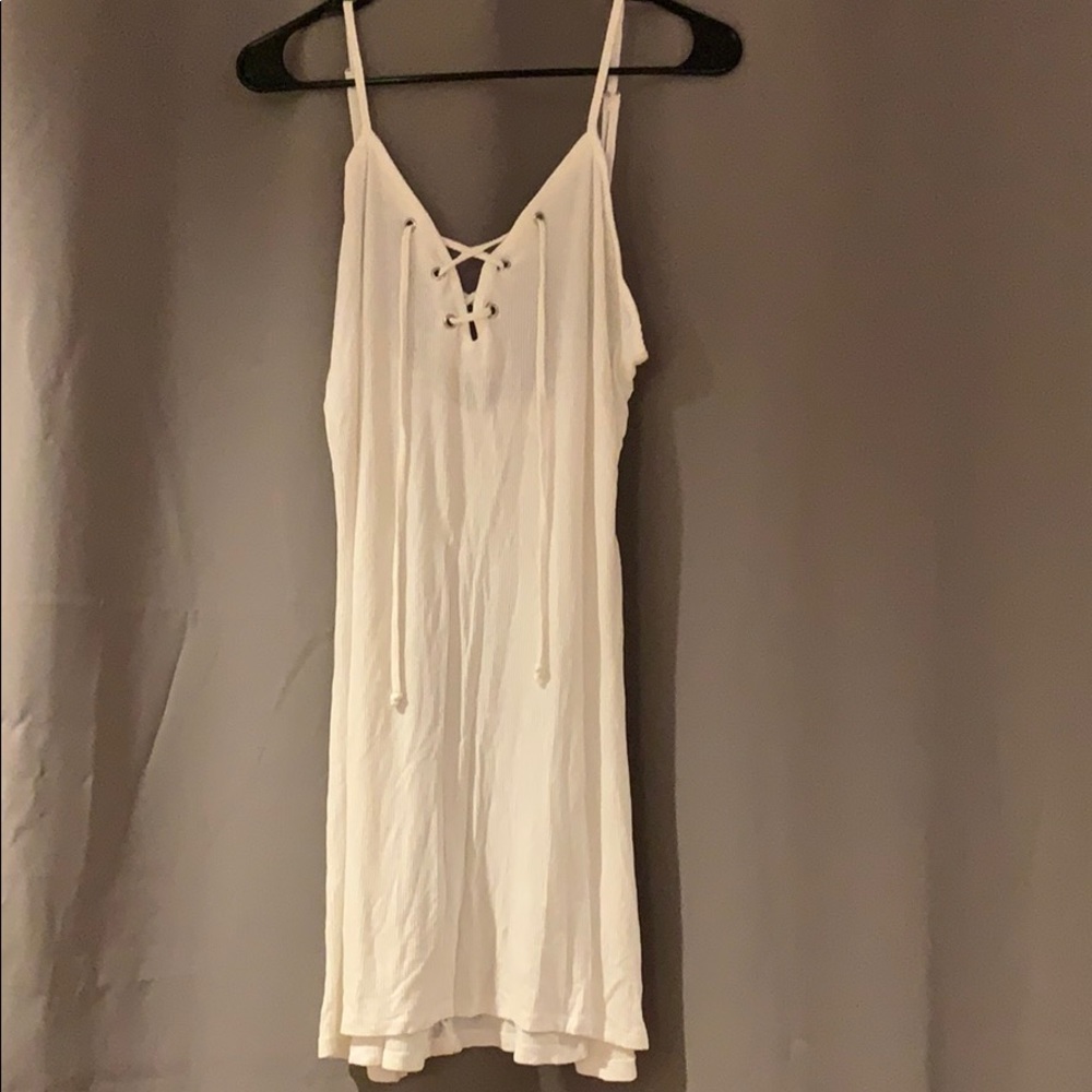 White Swimsuit Coverup